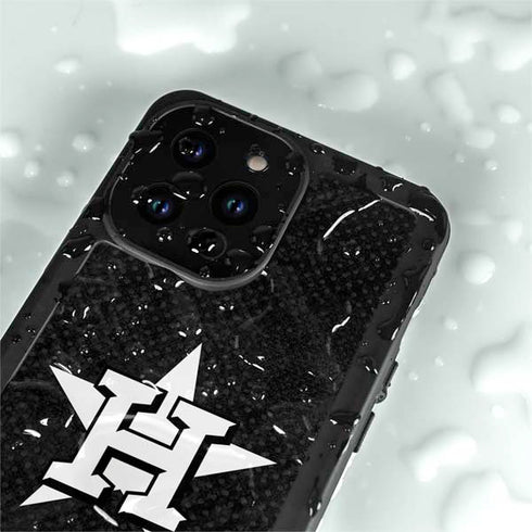 MLB Houston Astros Dark Wash iPhone 15 Pro Waterproof Case